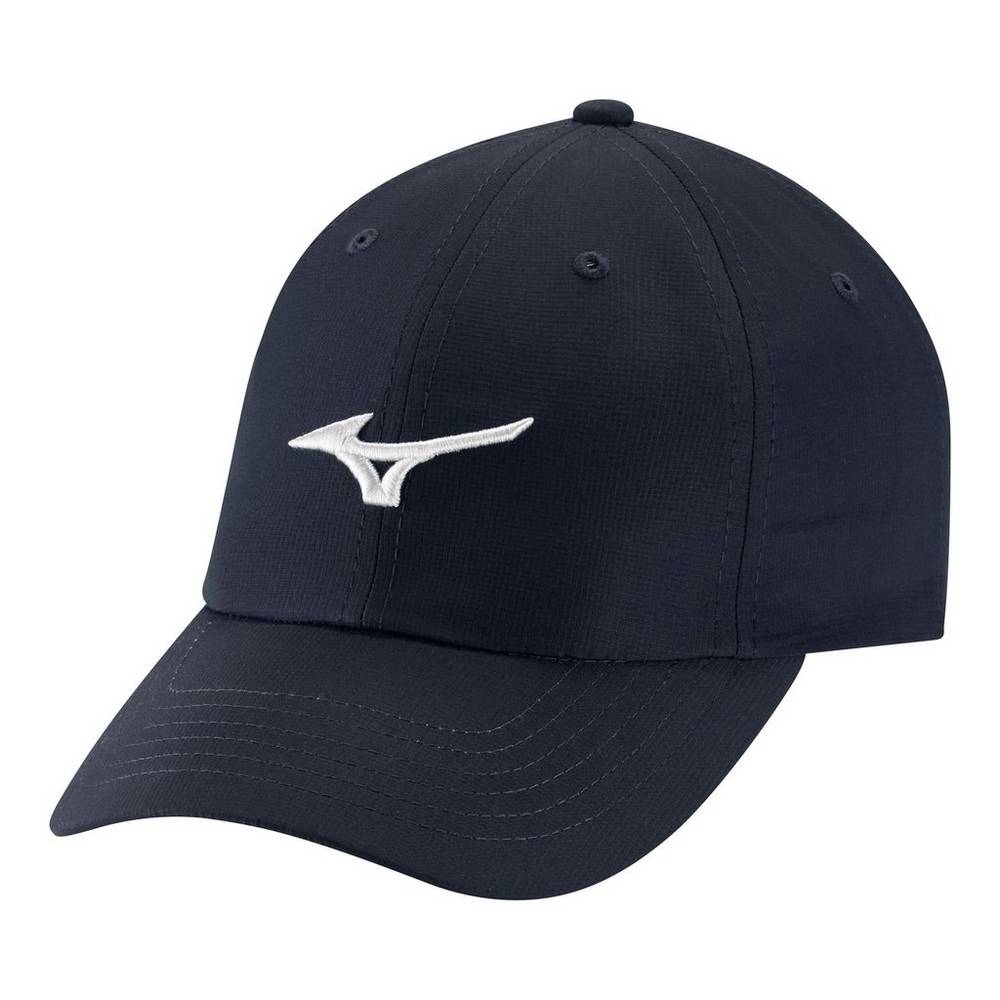 Mens Mizuno Tour Adjustable Lightweight Small Fit Golf Hat Navy/White Philippines (ICOJBW382)